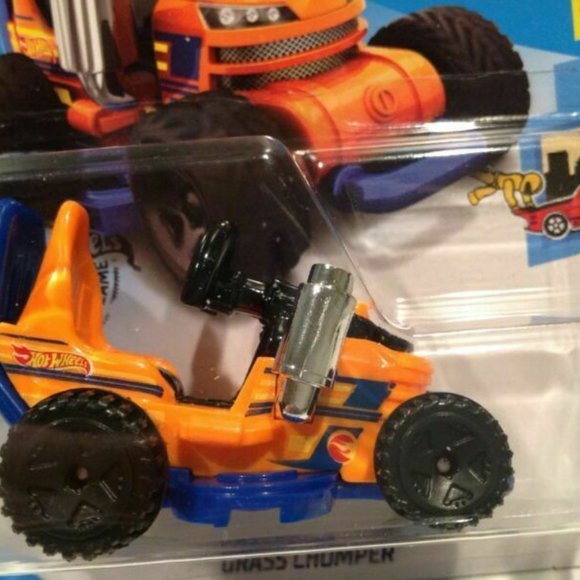 Hot Wheels HW RIDE-ONS Treasure Hunt GRASS CHOMPER #75/250 - Picture 2 of 2